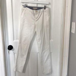 Woman’s Banana Republic “Ryan” pants. Size 0. White.